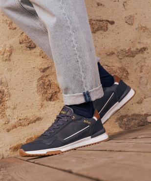 Baskets basses à semelle contrastante homme - Lee Cooper vue1 - LEE COOPER - GEMO