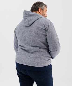 Sweat zippé à capuche homme vue11 - GEMO 4G HOMME - GEMO