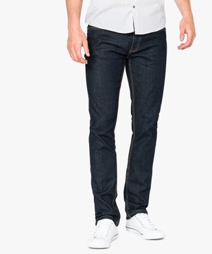 Jean homme straight stretch 5 poches vue1 - GEMO (HOMME) - GEMO