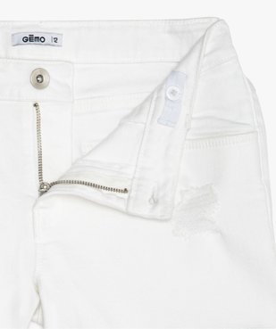 Short en jean avec marques d’usure vue3 - GEMO (JUNIOR) - GEMO