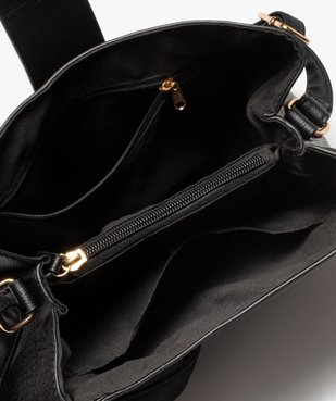 Sac besace femme multimatière vue3 - GEMO (ACCESS) - GEMO