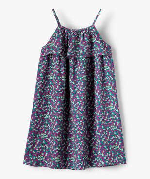 Robe fille à fines bretelles et volant sur le col vue1 - Nikesneakers (ENFANT) - Nikesneakers