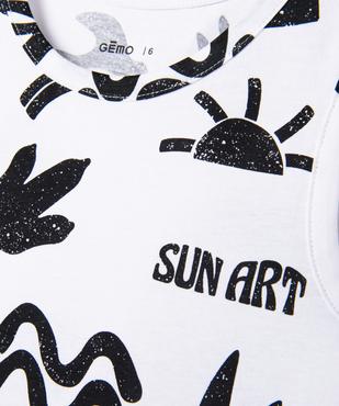 Débardeur à motifs graphiques garçon vue2 - GEMO (ENFANT) - GEMO