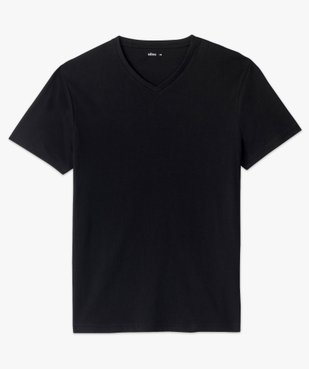 Tee-shirt à manches courtes et col V homme vue4 - GEMO 4G HOMME - GEMO