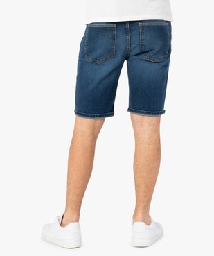Bermuda homme en jean vue3 - GEMO (HOMME) - GEMO