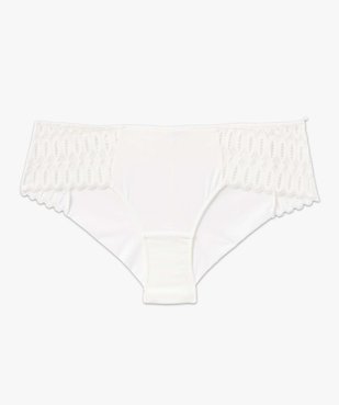 Shorty femme en microfibre et dentelle sur les hanches vue4 - GEMO(HOMWR FEM) - GEMO