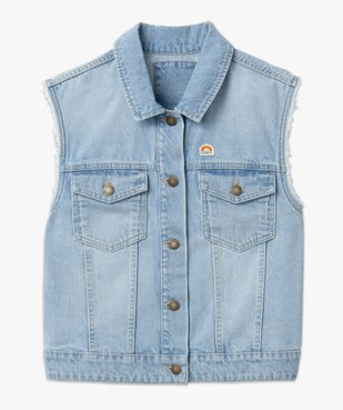 Veste femme sans manches en jean - Camps United vue4 - CAMPS UNITED - GEMO