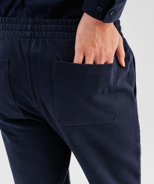 Pantalon en maille sergée casual homme vue4 - GEMO (HOMME) - GEMO