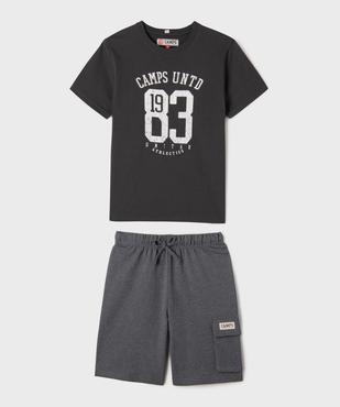 Pyjashort esprit vintage garçon - Camps United vue1 - CAMPS - GEMO