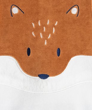Pyjama bébé 2 pièces motif renard en velours doux vue2 - GEMO(BB COUCHE) - GEMO
