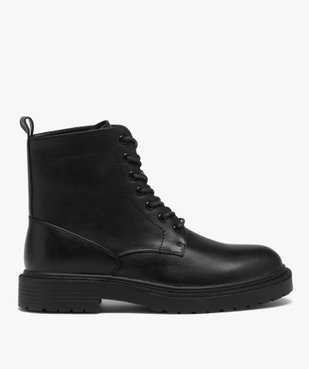 Boots homme unies à lacets style casual vue1 - GEMO (CASUAL) - GEMO