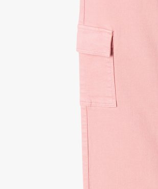 Pantalon cargo straight à taille ajustable fille vue2 - GEMO (ENFANT) - GEMO