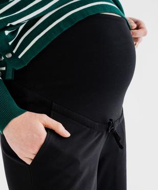 Pantalon de grossesse droit en jersey avec lien à la taille vue5 - GEMO 4G MATERN - GEMO