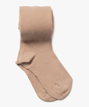 Collants unis bébé fille vue1 - GEMO 4G BEBE - GEMO