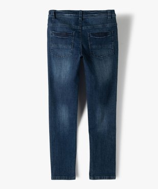 Jean garçon coupe slim avec marques d’usure vue4 - GEMO (ENFANT) - GEMO