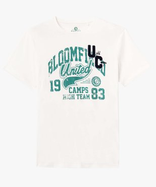 Tee-shirt homme à manches courtes avec inscription - Camps United vue4 - CAMPS UNITED - GEMO
