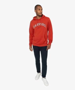 Sweat homme à capuche avec inscription XXL vue5 - HARVARD - GEMO