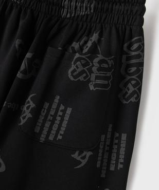 Pantalon de sport imprimé coupe large garçon - Camps United vue3 - CAMPS US GEMO FOR GOOD - GEMO