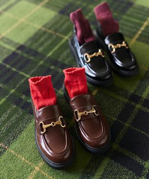 Mocassins vernis à épaisse semelle femme - LuluCastagnette vue6 - LULUCASTAGNETTE - GEMO
