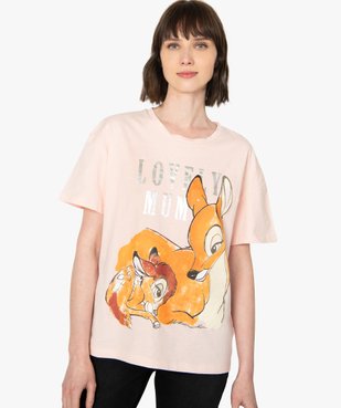 Tee-shirt femme oversize avec motif XXL - Disney vue1 - DISNEY DTR - GEMO