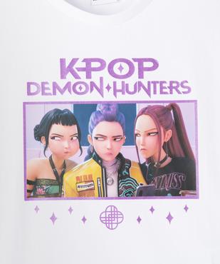 Tee-shirt manches courtes avec motif coloré fille - K-pop Demon Hunters vue2 - KPOP DEMON HUNTERS - GEMO
