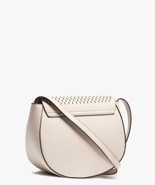 Sac femme rigide avec rabat ajouré vue2 - GEMO (ACCESS) - GEMO