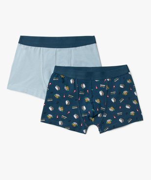 Boxer garçon en coton stretch confortable (lot de 2) vue1 - GEMO 4G GARCON - GEMO