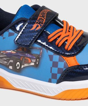 Baskets à scratch à tige basse imprimée garçon - Hotwheels vue6 - HOT WHEELS - GEMO