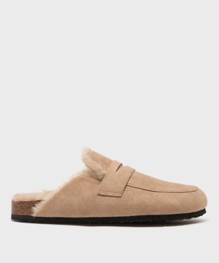 Chaussons mules en textile avec doublure chaude femme - Roadsign vue1 - ROADSIGN D - GEMO