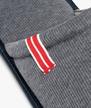 Chaussons homme mules plates en jersey côtelé vue6 - GEMO(HOMWR HOM) - GEMO