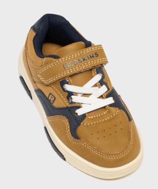 Baskets garçon low-cut à scratch et lacets élastiques - Redskins vue11 - REDSKINS - GEMO
