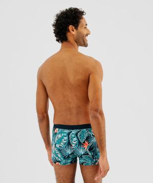 Maillot de bain boxer imprimé tropical homme  vue3 - GEMO (PLAGE) - GEMO