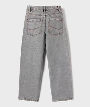 Jean baggy en coton délavé garçon vue3 - GEMO (JUNIOR) - GEMO