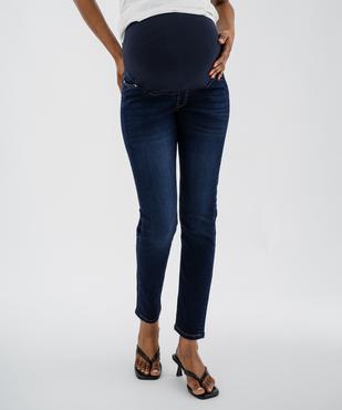 Jean de grossesse skinny avec bandeau jersey haut vue4 - GEMO 4G MATERN - GEMO