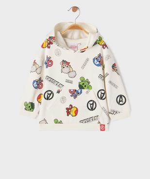 Sweat à capuche imprimé all over mini Avengers bébé garçon - Marvel vue1 - AVENGERS - GEMO