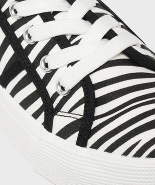 Tennis en toile sur semelle plateforme femme - Follow Me vue6 - FOLLOW ME G4G - GEMO