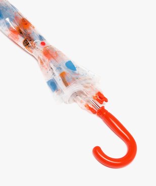 Parapluie enfant transparent imprimé animaux de la jungle vue2 - GEMO (ACCESS) - GEMO