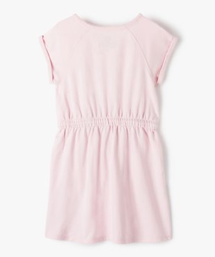 Robe fille à manches courtes look sport - Camps United vue3 - CAMPS UNITED - GEMO