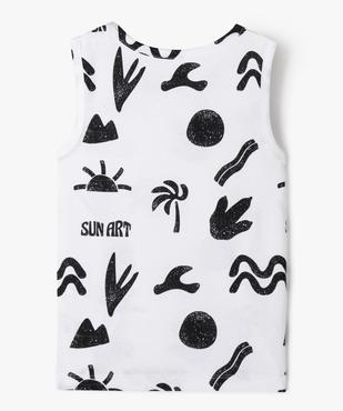 Débardeur à motifs graphiques garçon vue3 - GEMO (ENFANT) - GEMO