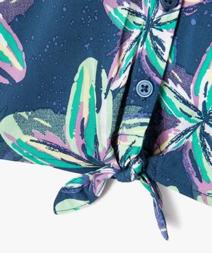 Blouse sans manches à motifs fleuris bébé fille vue2 - GEMO 4G BEBE - GEMO