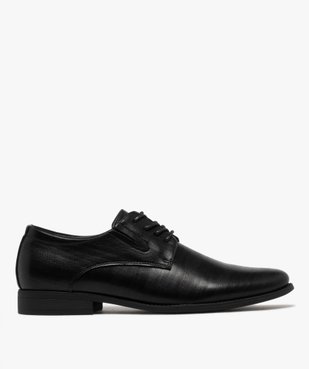 Derbies unis à lacets ronds homme vue2 - MARIO BALDANO - GEMO
