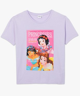 Tee-shirt femme manches courtes imprimé - Princesses Disney vue4 - DISNEY PRINCESS - GEMO