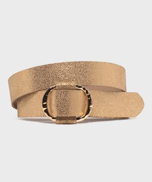 Ceinture large brillante à boucle coulissante femme vue1 - GEMO (ACCESS) - GEMO