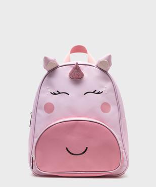 Cartable sac à dos à motif licorne fille vue1 - GEMO (ACCESS) - GEMO