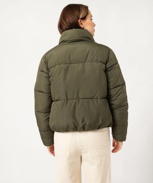 Blouson matelassé avec col montant coupe courte femme vue6 - PREMIER PRIX BY GEMO - GEMO