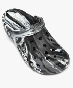 Sabots souples homme dessus perforé effet marbré - Crocs vue5 - CROCS - GEMO