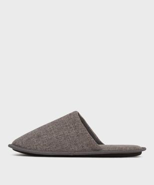 Chaussons mules en textile homme vue3 - GEMO(HOMWR HOM) - GEMO