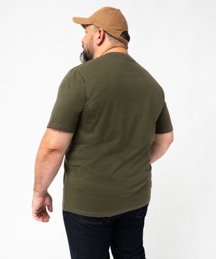 Tee-shirt à manches courtes et col rond homme vue9 - GEMO 4G HOMME - GEMO