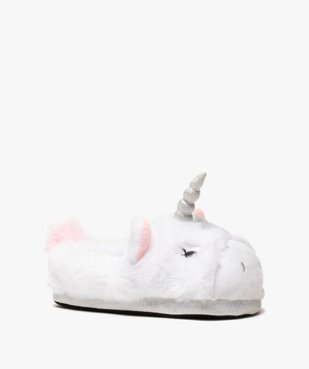 Chaussons fille peluches licorne vue2 - GEMO 4G FILLE - GEMO