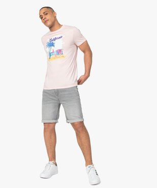 Tee-shirt homme avec large motif Californie vue5 - GEMO (HOMME) - GEMO